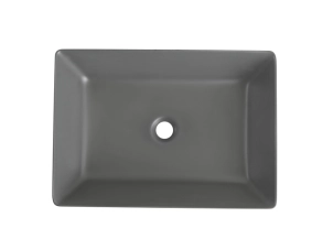 Раковина накладная Mixxus Premium QUADRO-0108 GRAY 550x390x145mm (MP6652) №2