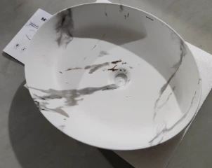 Раковина накладна MIXXUS PREMIUM ELLIPSE-0104 MARBLE 550х415х140mm (MP6554) №2