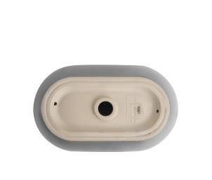 Раковина накладная Mixxus Premium ELLIPSE-0109 GRAY 500x300x140mm (MP6653) №7