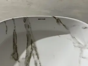 Раковина накладная Mixxus Premium DIVERSE-0104 MARBLE 370х370х135mm (MP6537) №2