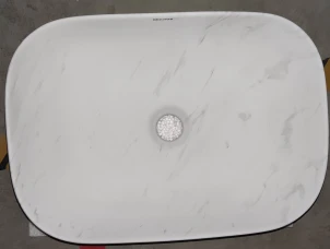 Раковина накладна Mixxus Premium DIVERSE-0112 MARBLE 455х325х135mm (MP6543) №7