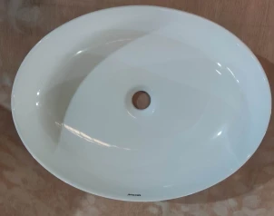 Раковина накладная Mixxus Premium ELLIPSE-0102 515х400х130mm (MP6551) №2