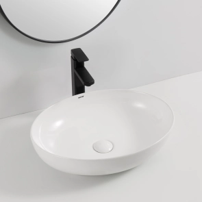 Раковина накладная Mixxus Premium ELLIPSE-0102 515х400х130mm (MP6551) №6