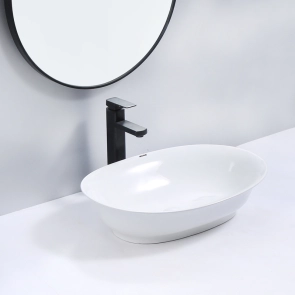 Раковина накладна Mixxus Premium ELLIPSE-0103 550х390х140mm (MP6553) №3