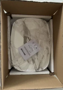 Раковина накладная Mixxus Premium BEVEL-0102 MARBLE 495х370х135mm (MP6519) №3