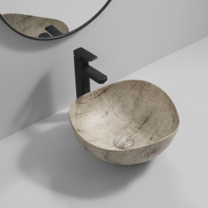 Раковина накладна Mixxus Premium WAVE-0103 MARBLE 380х380х170mm (MP6532) №7