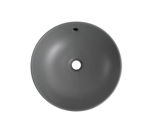 Раковина накладная Mixxus Premium TOPPER-0201 GRAY 410x410x165mm с переливом (MP6649) №5
