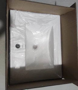 Раковина меблева Mixxus Premium CUBIC-1501 610х460х170mm з отвором під змішувач та переливом ( №2
