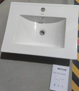 Раковина меблева Mixxus Premium CUBIC-1501 610х460х170mm з отвором під змішувач та переливом ( №5