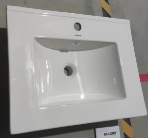 Раковина меблева Mixxus Premium CUBIC-1501 610х460х170mm з отвором під змішувач та переливом ( №6