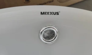Раковина врізна на стільницю MIXXUS PREMIUM TOPPER-1601 470х470х180mm з переливом (MP6571) №4