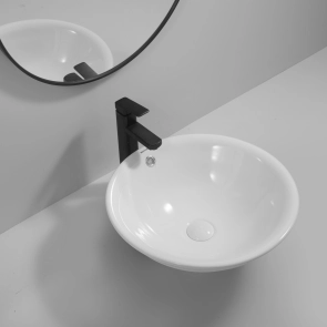 Раковина врізна на стільницю MIXXUS PREMIUM TOPPER-1601 470х470х180mm з переливом (MP6571) №8