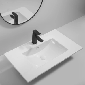 Раковина меблева Mixxus Premium CUBIC-1503 810х460х170mm з отвором під змішувач та переливом ( №5