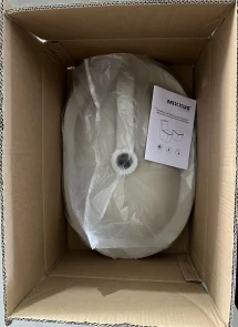 Раковина врізна на стільницю Mixxus Premium ELLIPSE-1601 600х400х190mm з переливом (MP6569) №3