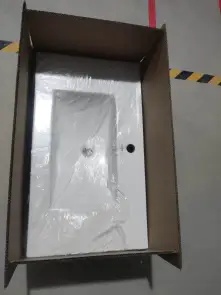 Раковина меблева Mixxus Premium CUBIC-1503 810х460х170mm з отвором під змішувач та переливом ( №7