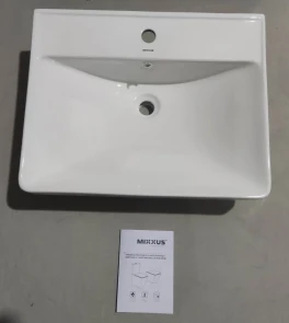 Раковина мебельная MIXXUS PREMIUM STYLE-1501 600х480х190mm с отверстием под смеситель и переливом ( №3
