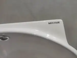 Раковина підвісна Mixxus Premium DIVERSE-1201-R 400х215х140mm з отвором під змішувач та перелив №4