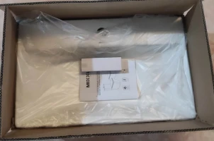 Раковина підвісна Mixxus Premium QUADRO-0206 600х360х130mm з отвором під змішувач та переливом №4