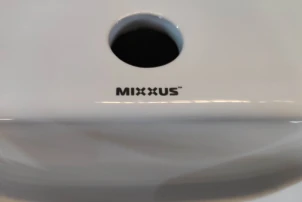 Раковина підвісна Mixxus Premium QUADRO-1201-R 430х265х135mm з отвором під змішувач та перелив №8