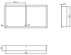 Полка в ванную Mixxus Premium Niche-0103 (MI6681) №3