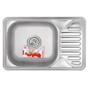 Мийка кухонна Zerix Z6642-08-180E (Satin) (ZX1600) №1