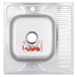 Мийка кухонна Zerix Z6060L-04-160E (Satin) (ZM0567) №1