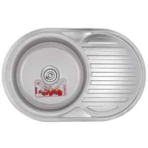 Мойка кухонная Zerix Z7750-06-180D (decor) (ZX1595) №1