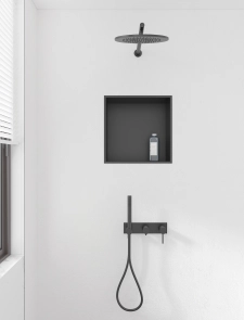 Полиця у ванну Mixxus Premium Niche-0101 Black (MI6678) №7