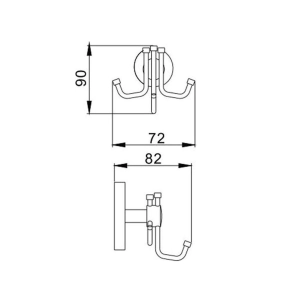 Крючок тройной Haiba HB1705-3 (HB0464) №2