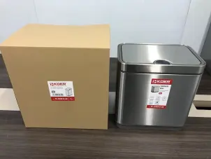 Мусорное ведро сенсорное прямоугольное Koer TC-020212-02 12 л цвет нержавейка (KR5584) №10