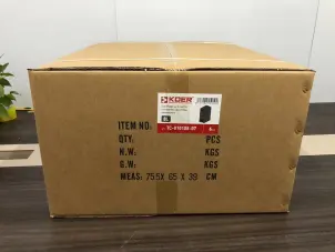 Мусорное ведро с плавным закрытием прямоугольное Koer TC-010108-07 8 л цвет графит (KR5591) №2