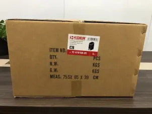 Мусорное ведро с плавным закрытием прямоугольное Koer TC-010108-05 8 л цвет черный (KR5593) №6