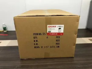 Мусорное ведро сенсорное прямоугольное Koer TC-020312-02 12 л цвет нержавейка (KR5586) №11