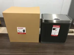 Мусорное ведро сенсорное прямоугольное Koer TC-020212-07 12 л цвет графит (KR5585) №5