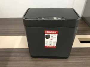 Мусорное ведро сенсорное прямоугольное Koer TC-020312-07 12 л цвет графит (KR5587) №5