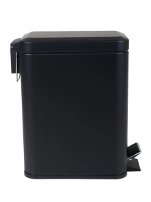 Мусорное ведро с плавным закрытием прямоугольное Zerix Sansa-TC0105 Black 5 л цвет черный (ZX5894) №2