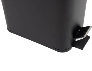 Мусорное ведро с плавным закрытием прямоугольное Zerix Sansa-TC0105 Black 5 л цвет черный (ZX5894) №6