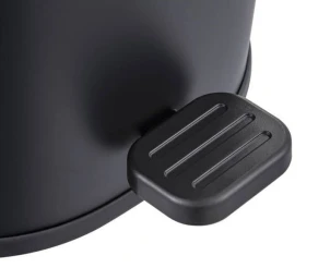 Мусорное ведро с плавным закрытием овальное Zerix Prime-TC0105 Black 5л цвет черный (ZX5902) №5
