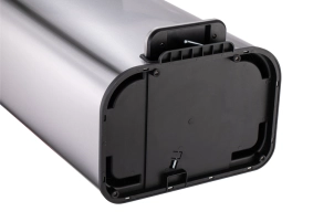Мусорное ведро с плавным закрытием прямоугольное Mixxus Cubic-TC0112 SS Color 12л цвет нержавейка ( №2