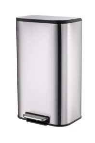 Мусорное ведро с плавным закрытием прямоугольное Mixxus Cubic-TC0112 SS Color 12л цвет нержавейка ( №8