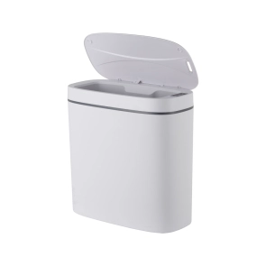 Мусорное ведро сенсорное овальное Mixxus Flat-TC0109 White 9 л цвет белый (MI7074) №4