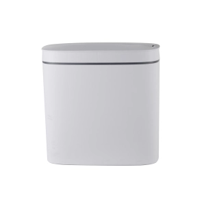 Мусорное ведро сенсорное овальное Mixxus Flat-TC0109 White 9 л цвет белый (MI7074) №6