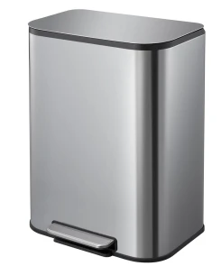 Мусорное ведро с плавным закрытием прямоугольное Mixxus Cubic-TC0105 SS Color 5л цвет нержавейка (M №9