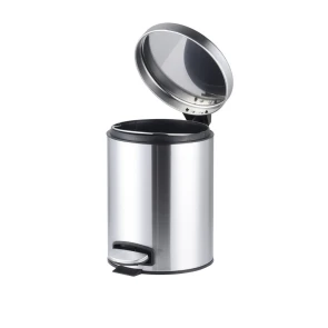 Мусорное ведро с плавным закрытием круглое Mixxus Ellipse-TC0205 SS Color 5л цвет нержавейка (MI707 №8