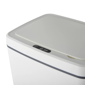 Мусорное ведро сенсорное прямоугольное Mixxus WAVE-TC0110 White 10 л цвет белый (MI7073) №4