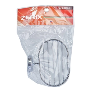 Мыльница настенная (металлическая решетка) глубокая Zerix AFB-0102-2 (ZX5060) №2