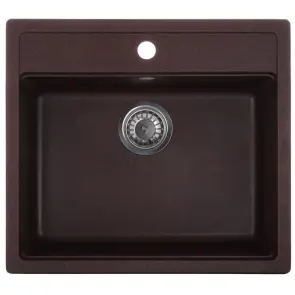 Мойка кухонная Zerix ZS-5751S-12 Коричневая (ZX4600) №1