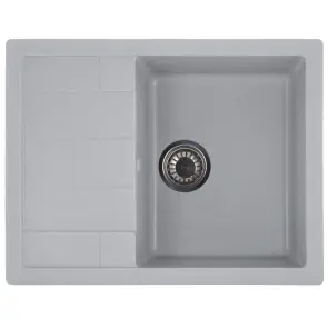 Мийка кухонна Zerix ZS-6550S-09 Сіра (ZX4543) №1