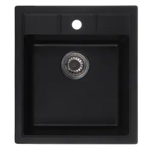 Мийка кухонна Zerix ZS-4651S-14 Чорний металік (ZX4570) №1
