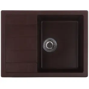 Мийка кухонна Zerix ZS-6550S-12 Коричнева (ZX4544) №1
